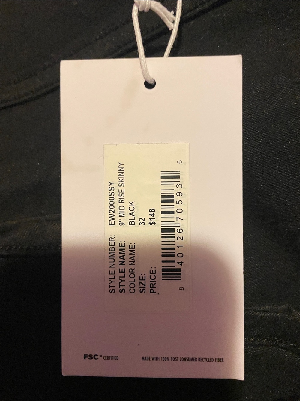 Edwin Women’s Black Skinny Jeans